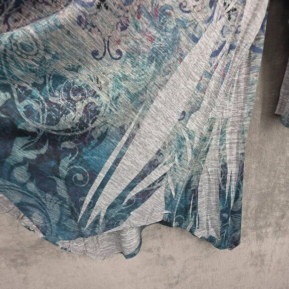 Exclusive One Sublimation Y2K Top 2X Grey Black Green Purple Bling Retro Witchy - Picture 8 of 12